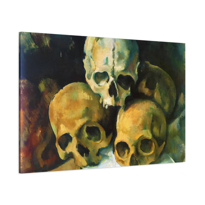 Pyramid of Skulls By Paul Cézanne