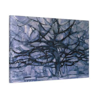 Gray Tree By Piet Mondrian