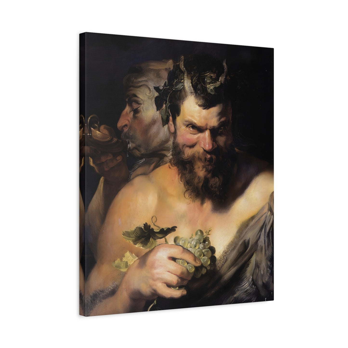 Two Satyrs By Peter Paul Rubens