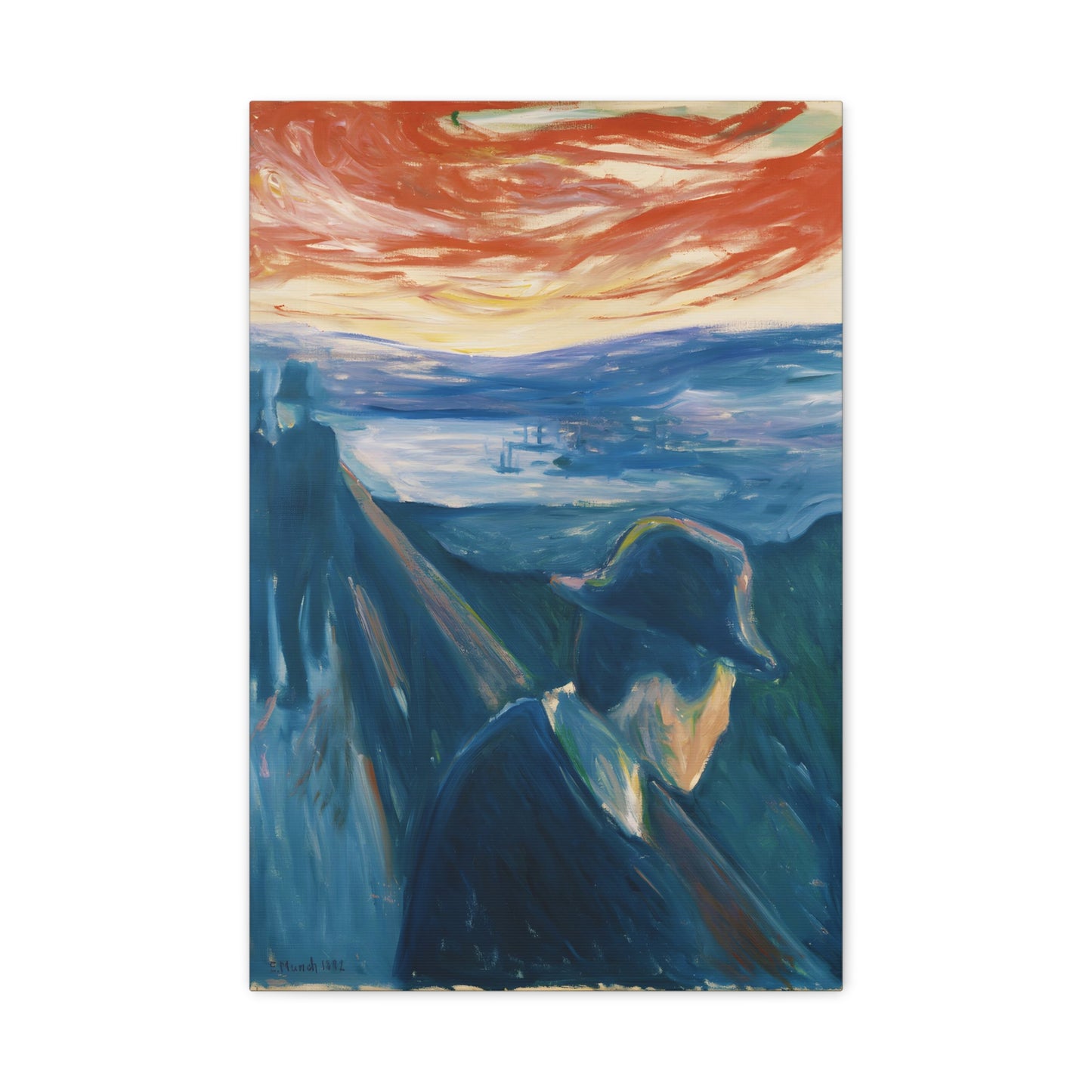 Sick Mood at Sunset. Despair By Edvard Munch