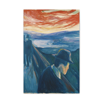 Sick Mood at Sunset. Despair By Edvard Munch