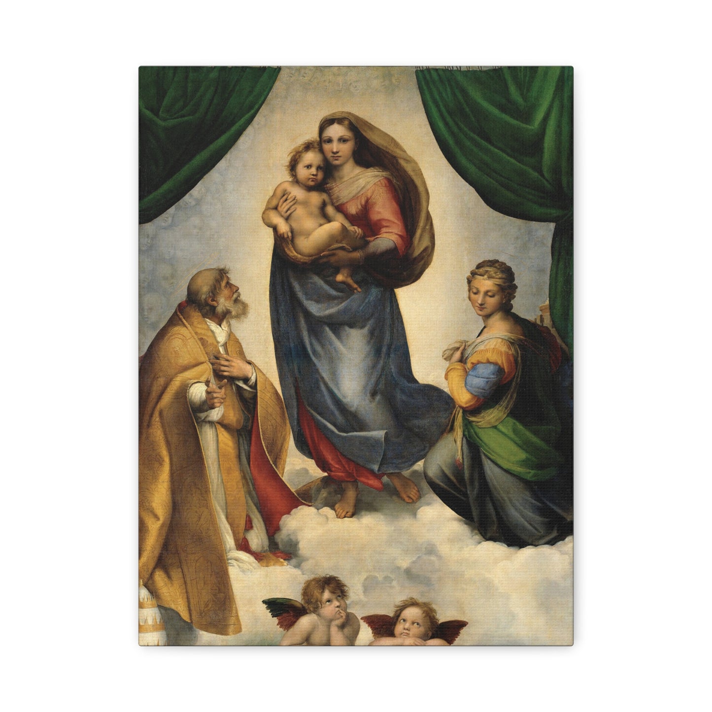 Sistine Madonna By Raphael