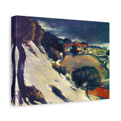 L'Estaque, Melting Snow By Paul Cézanne