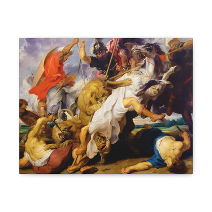 The Lion Hunt By Peter Paul Rubens