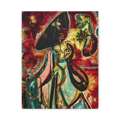 Moon Woman By Jackson Pollock