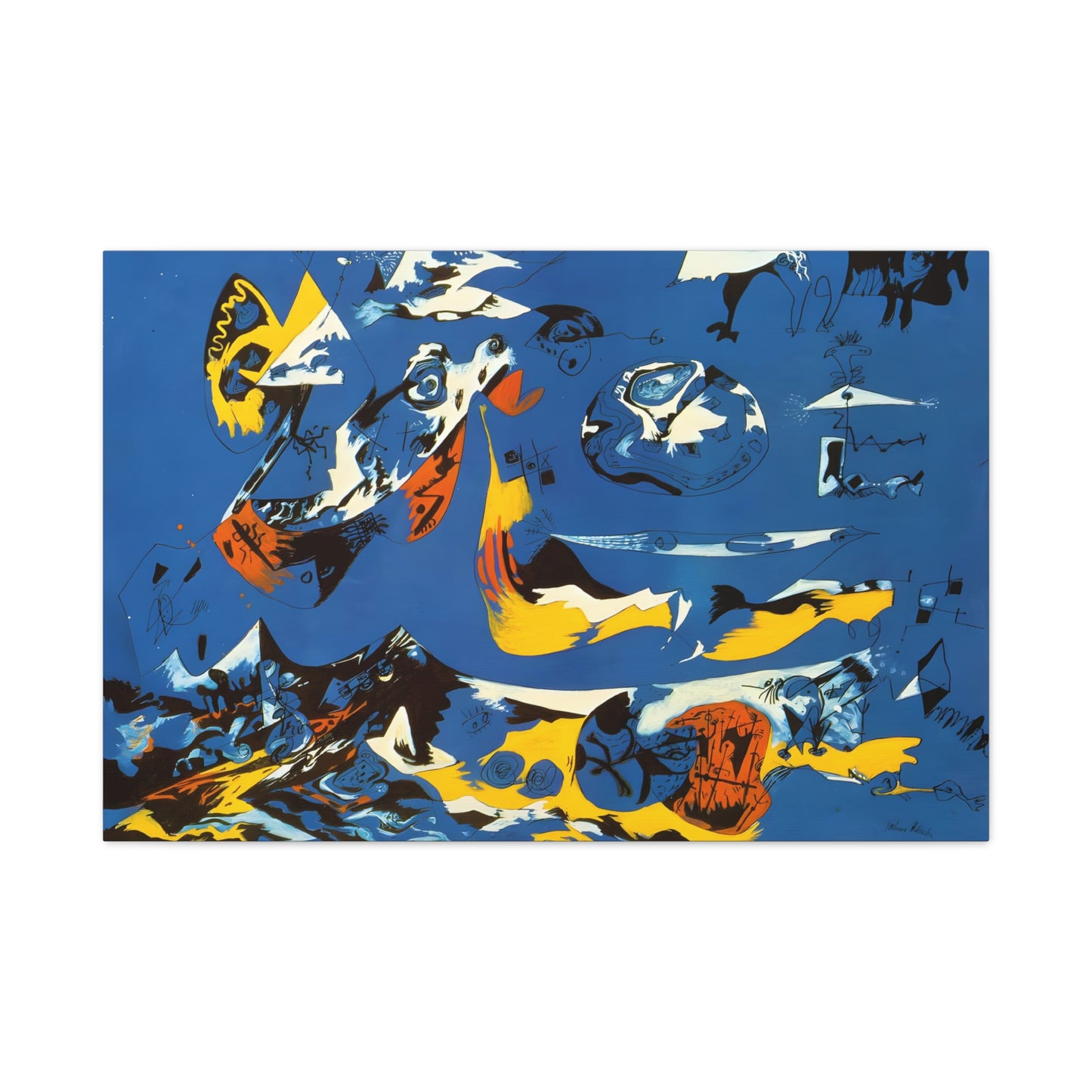 Blue (Moby Dick) By Jackson Pollock