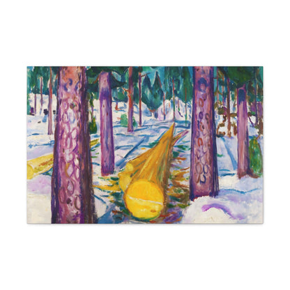 The Yellow Log By Edvard Munch