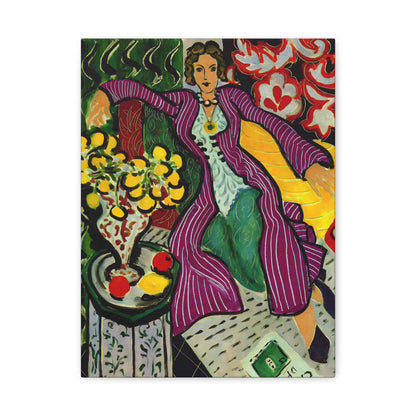 Woman in a Purple Coat By Henri Matisse