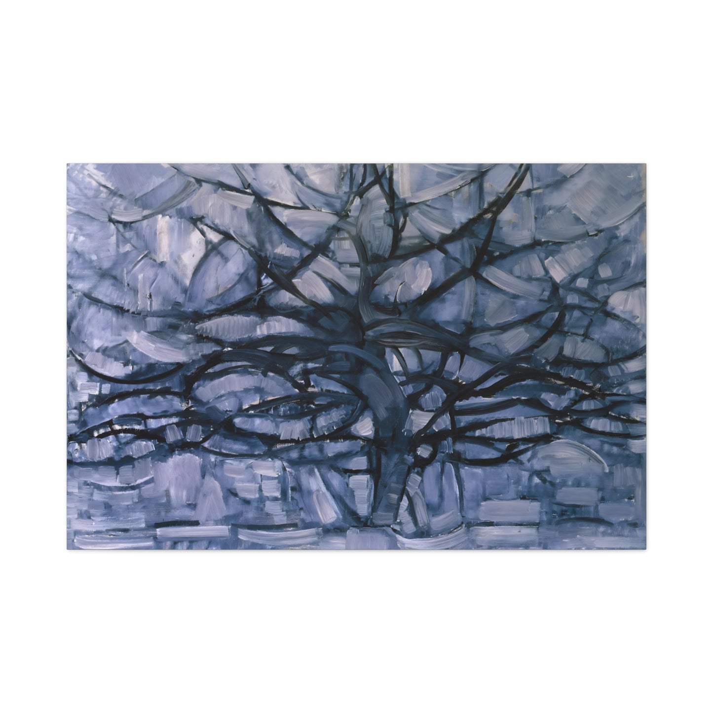 Gray Tree By Piet Mondrian