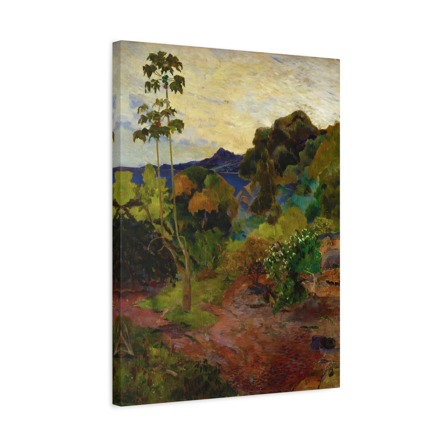 Martinique Landscape By Eugène Henri Paul Gauguin