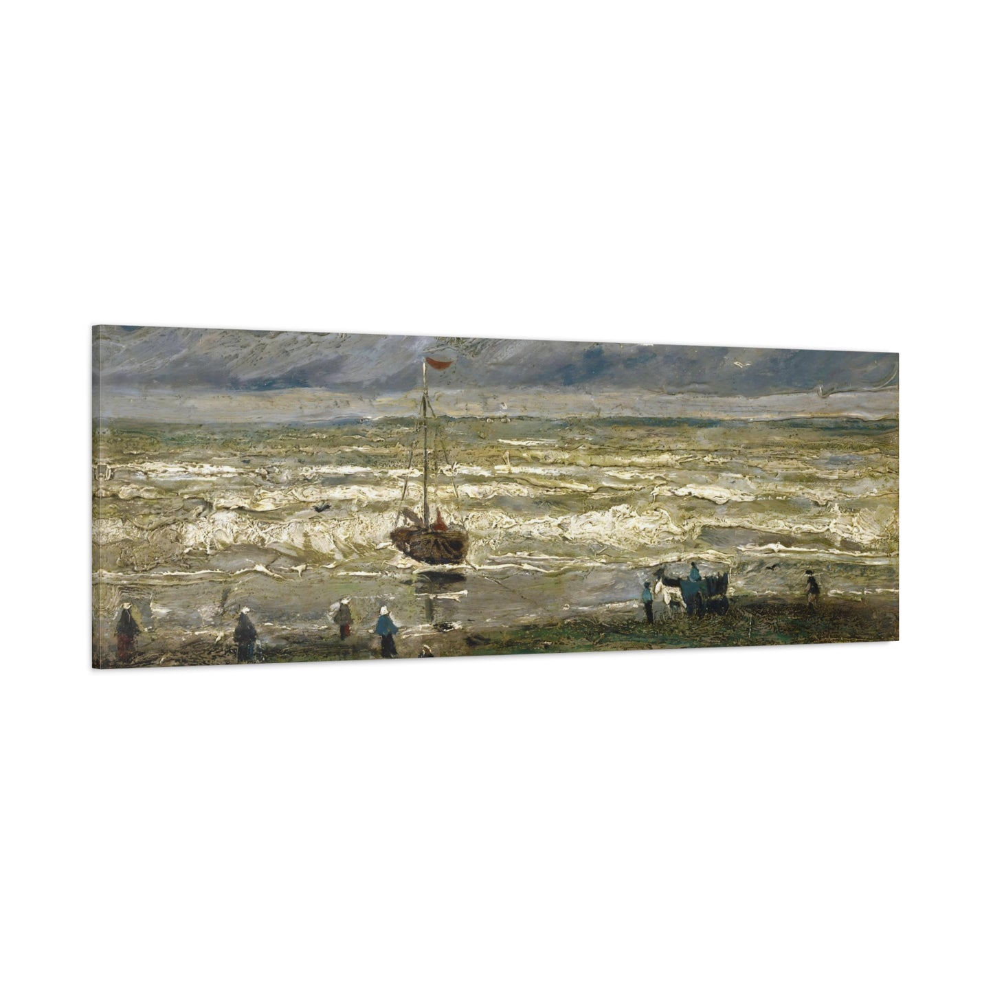 Beach at Scheveningen in Stormy Weather By Vincent van Gogh