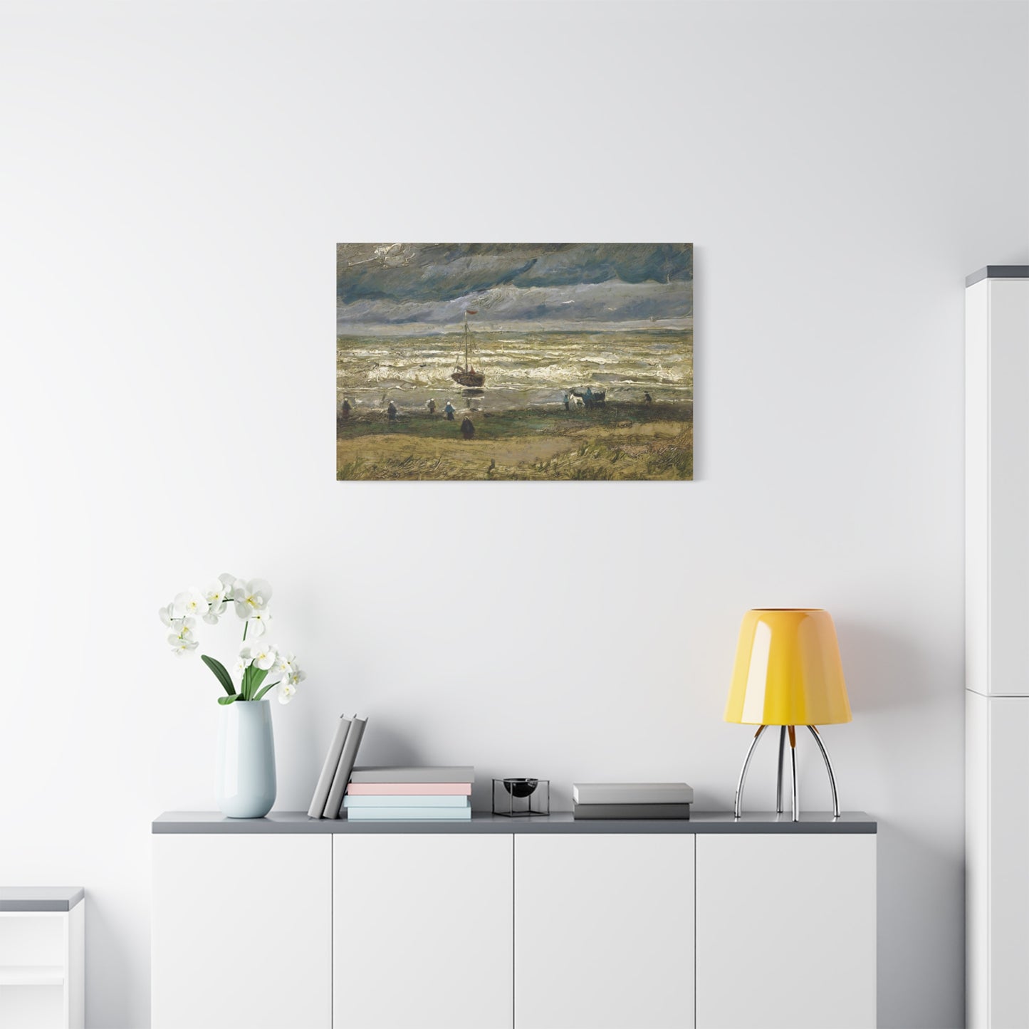 Beach at Scheveningen in Stormy Weather By Vincent van Gogh