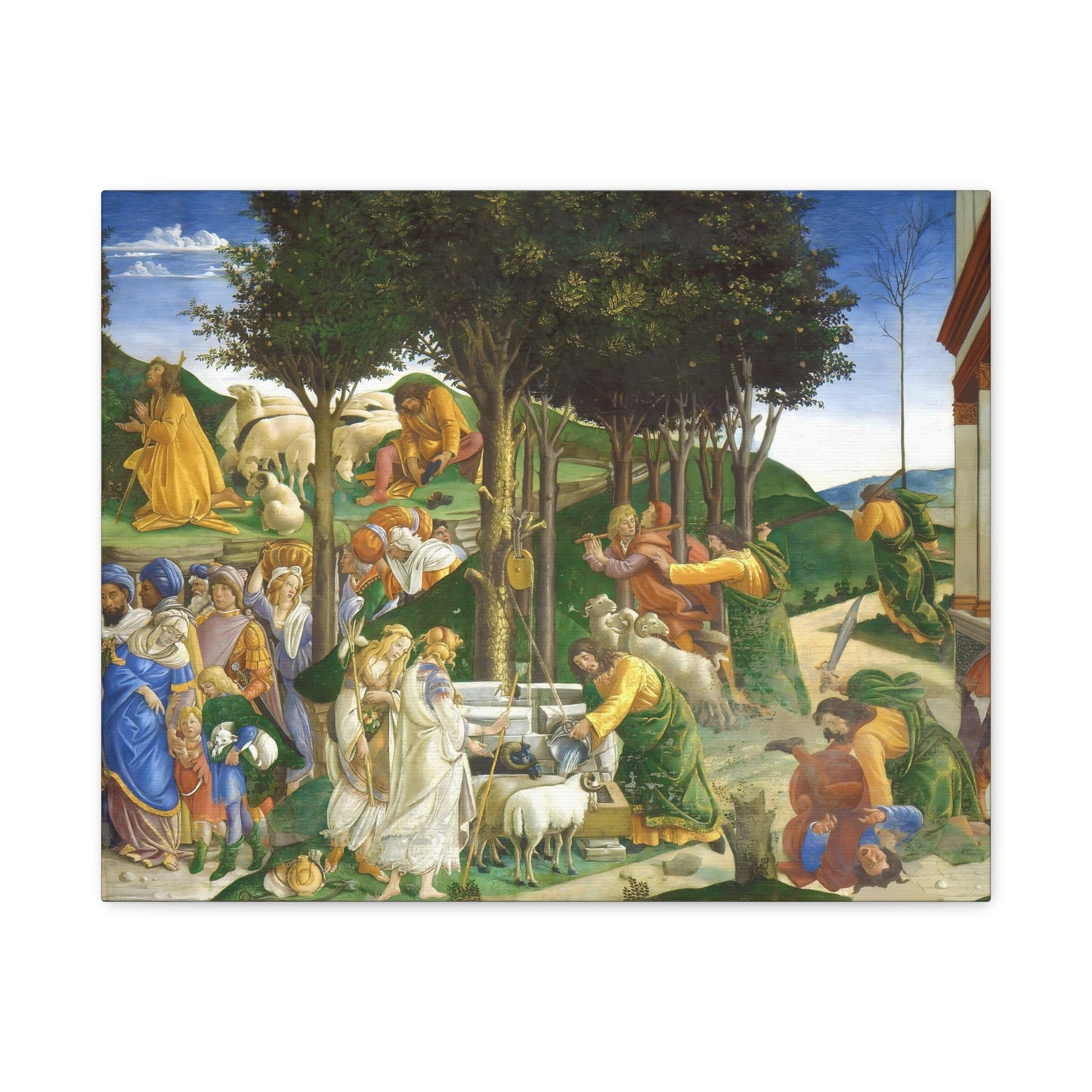 Youth of Moses By Sandro Botticelli