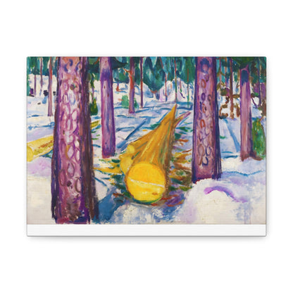 The Yellow Log By Edvard Munch