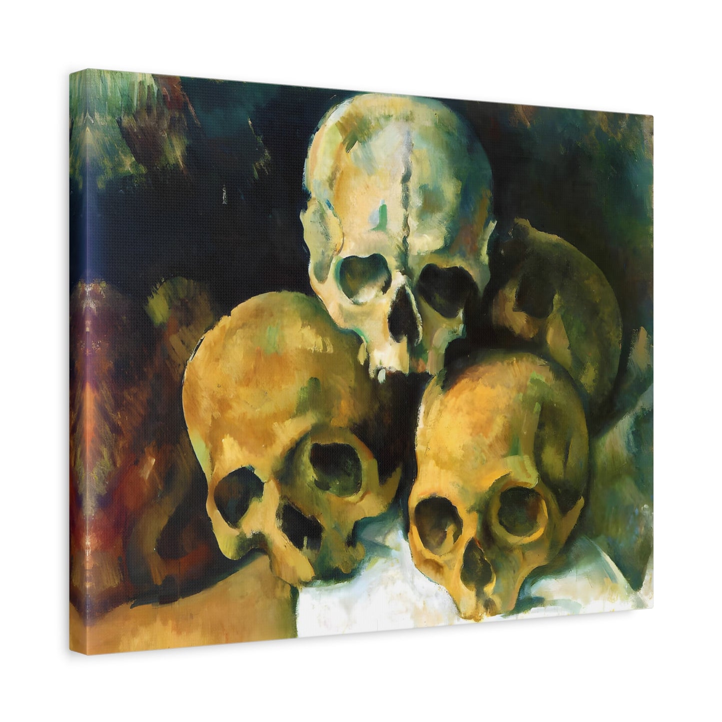 Pyramid of Skulls By Paul Cézanne