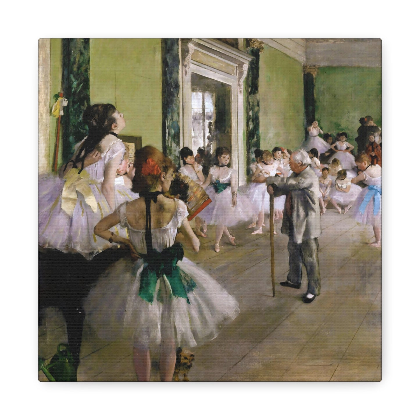 The Ballet Class By Edgar Degas