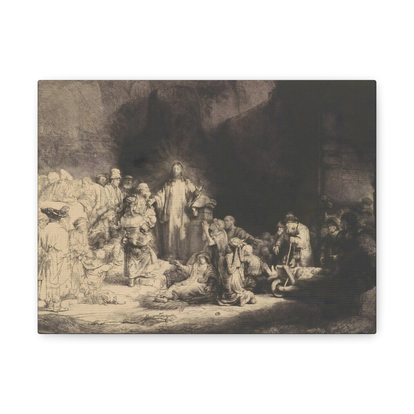 Hundred Guilder Print By Rembrandt