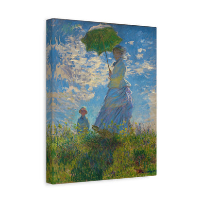 Woman with a Parasol By Claude Monet