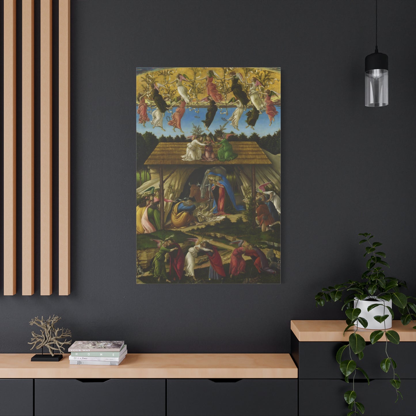 The Mystical Nativity By Sandro Botticelli