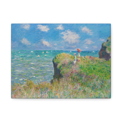 The Cliff Walk at Pourville By Claude Monet