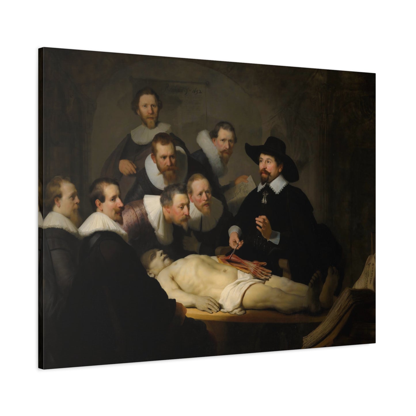 The Anatomy Lesson of Dr. Nicolaes Tulp By Rembrandt