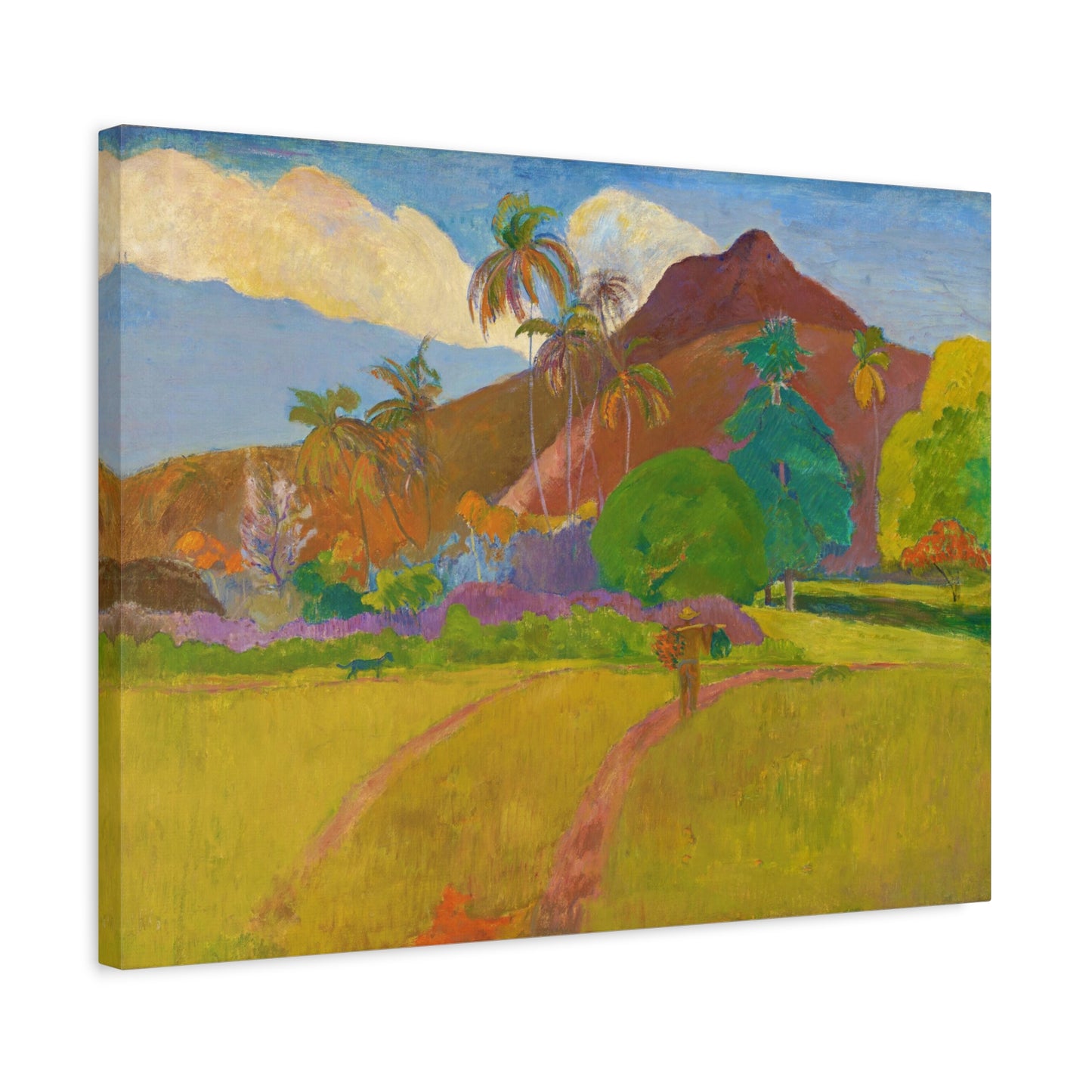 Tahitian Landscape By Eugène Henri Paul Gauguin