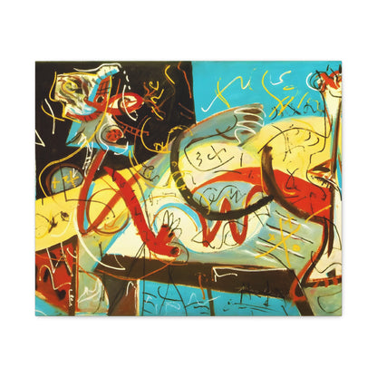 Stenographic Figure By Jackson Pollock