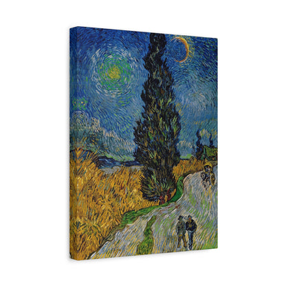 Road with Cypress and Star By Vincent van Gogh