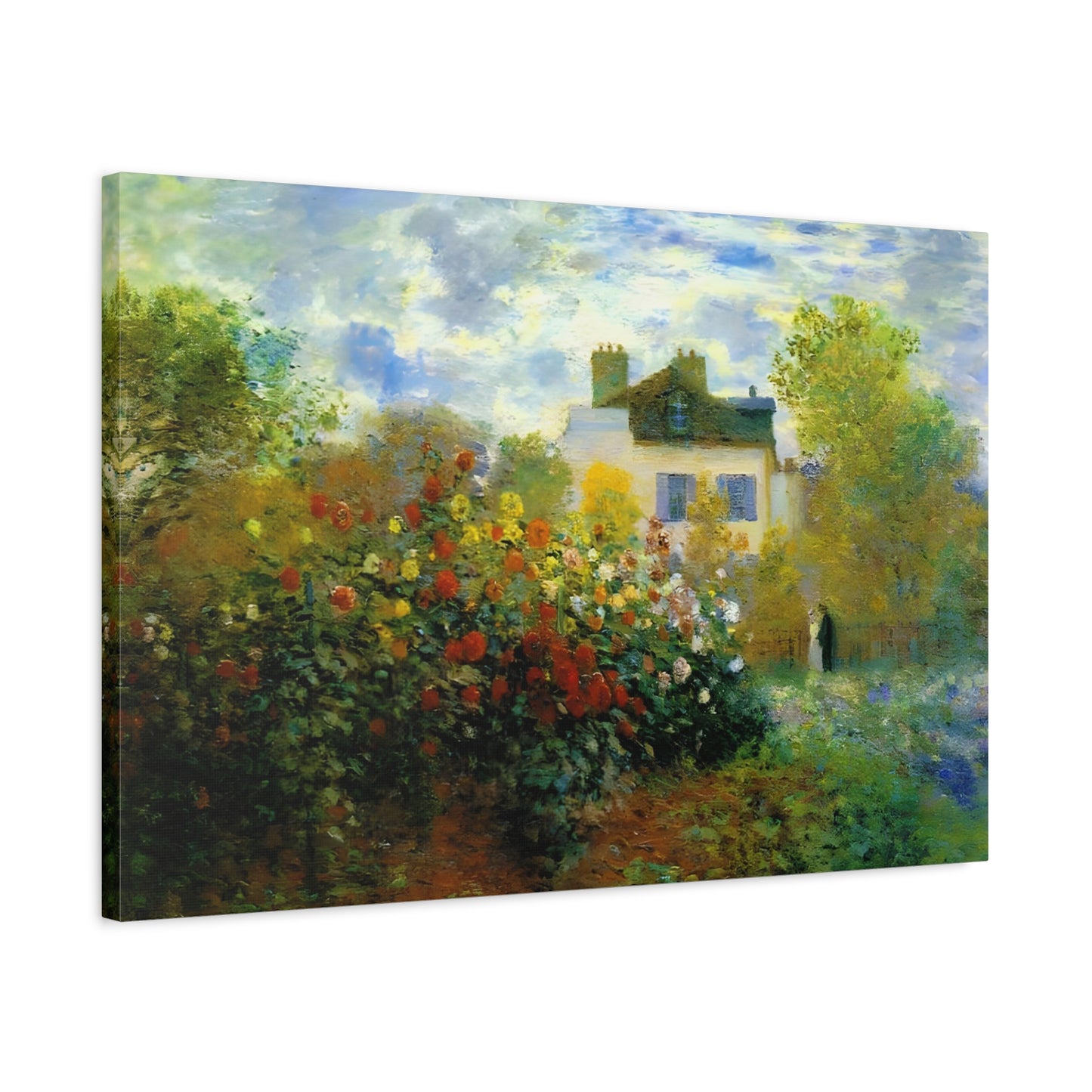 The Garden of Monet at Argenteuil By Claude Monet