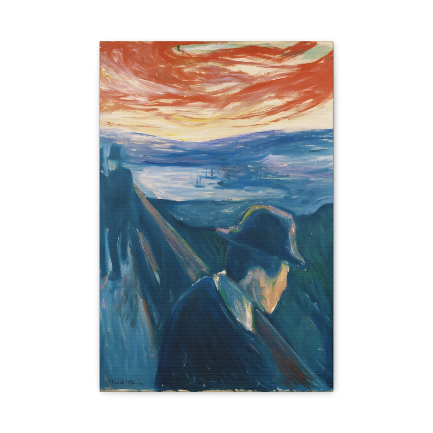 Sick Mood at Sunset. Despair By Edvard Munch