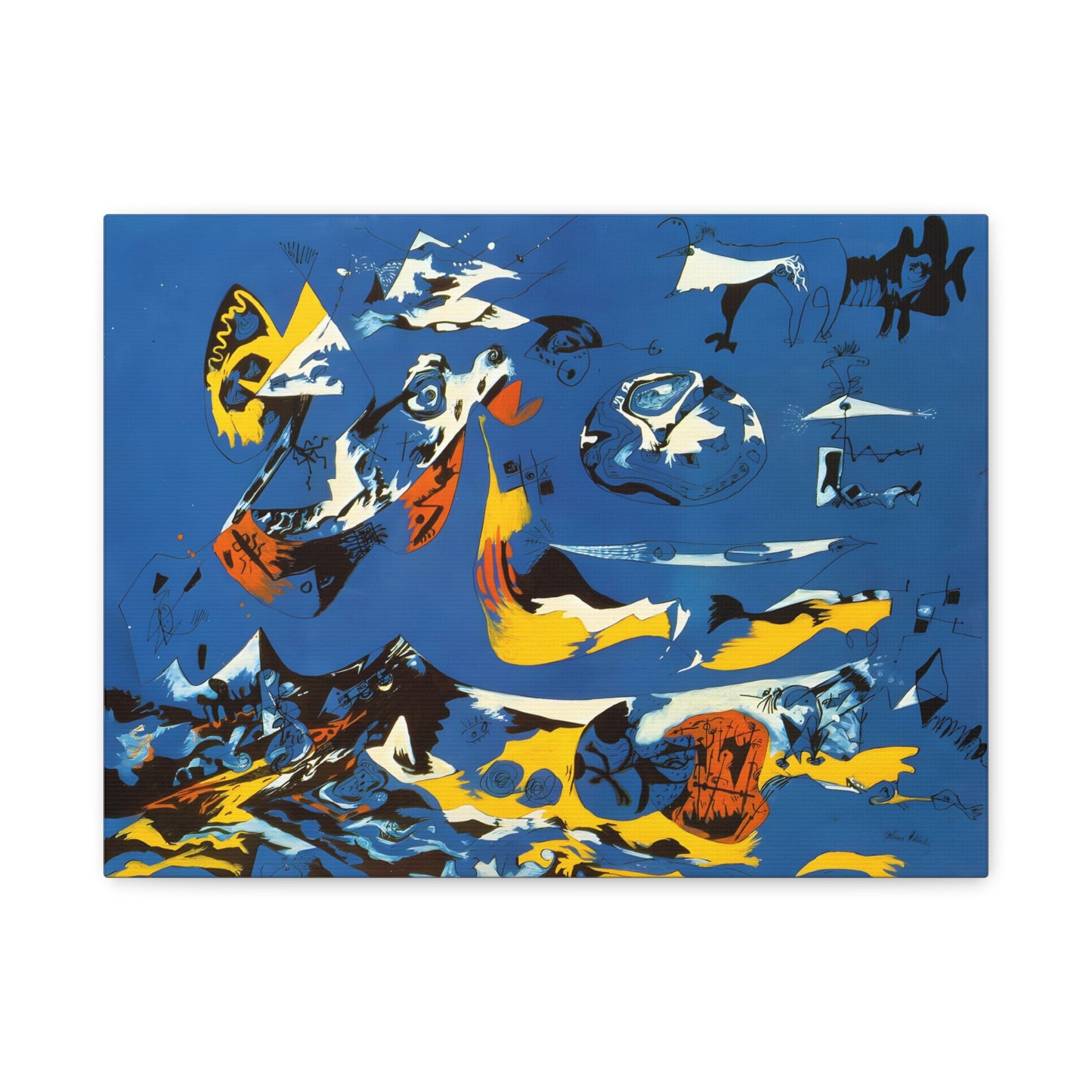 Blue (Moby Dick) By Jackson Pollock