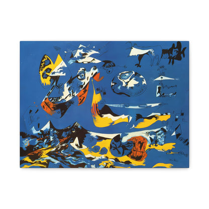 Blue (Moby Dick) By Jackson Pollock