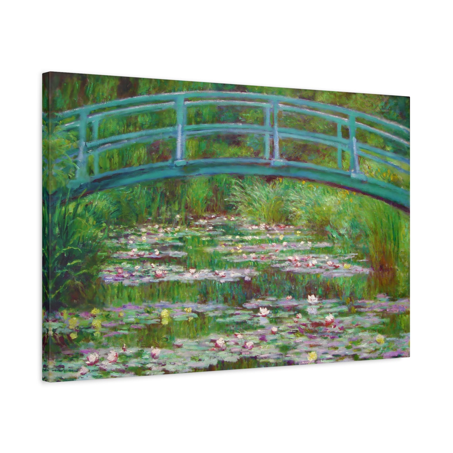 The Japanese Footbridge By Claude Monet