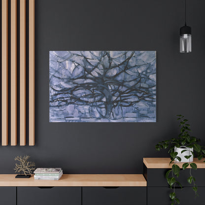 Gray Tree By Piet Mondrian