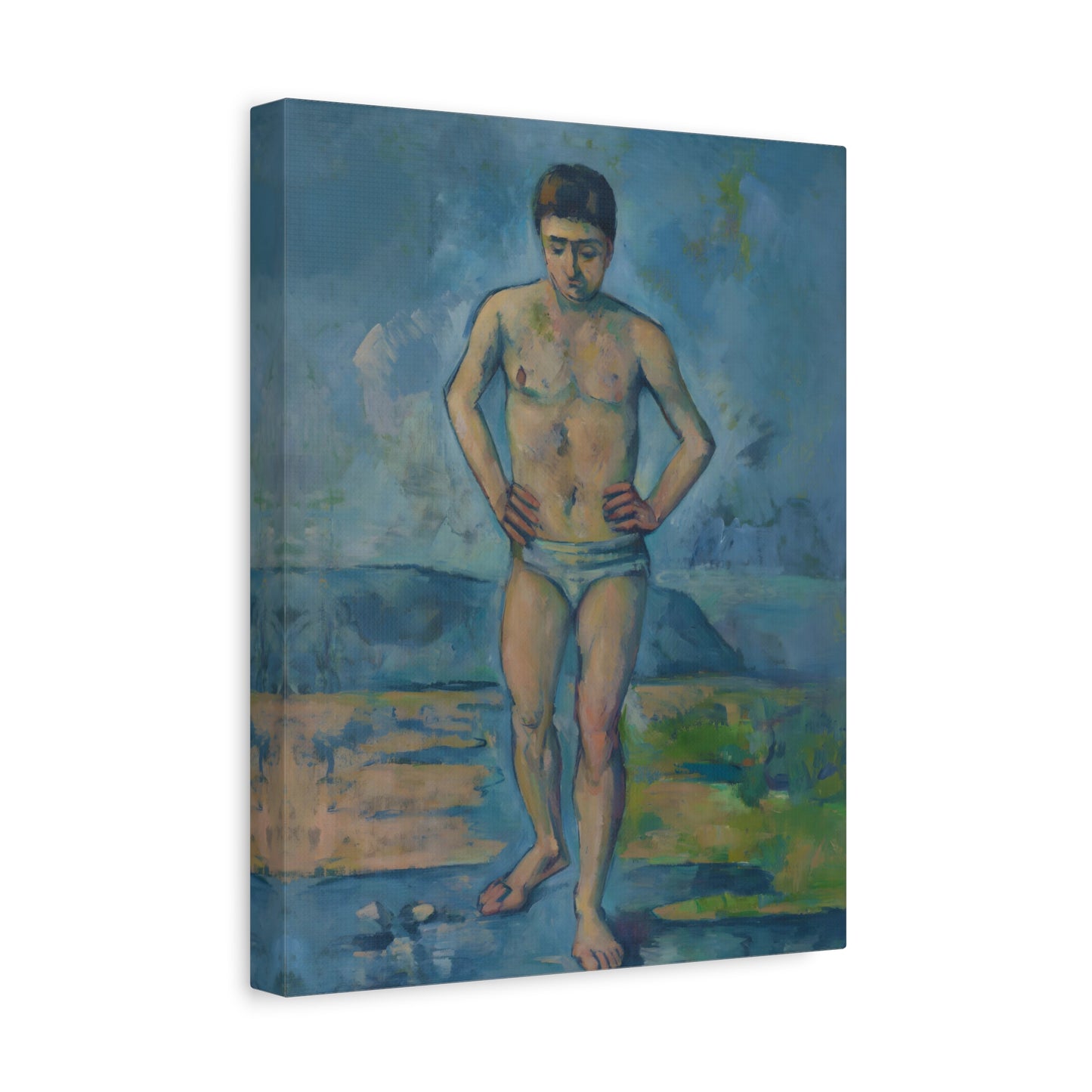 The Bather By Paul Cézanne