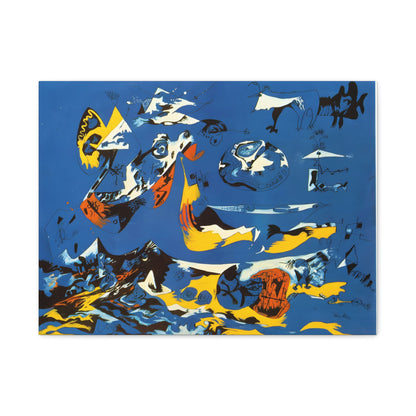 Blue (Moby Dick) By Jackson Pollock