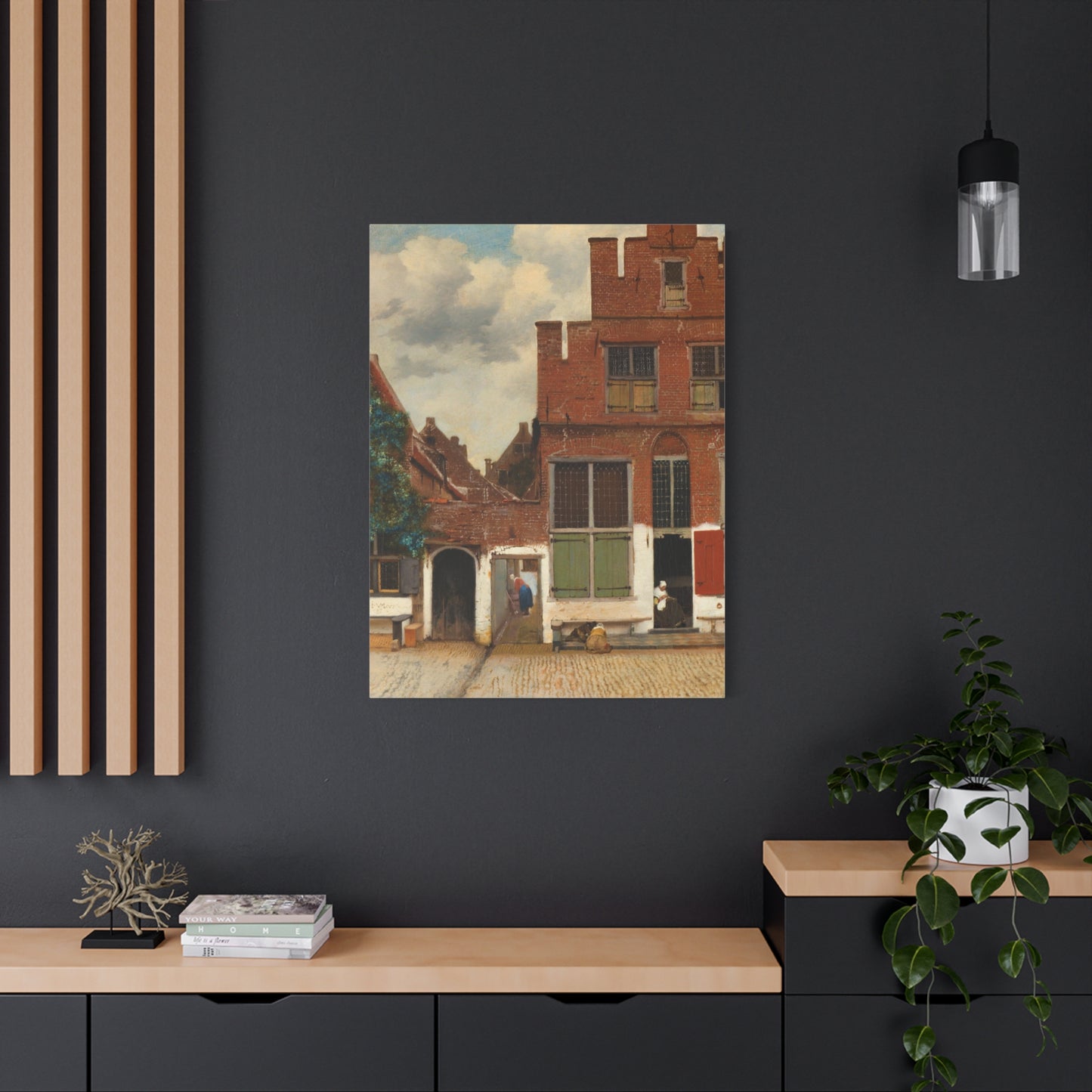 The Little Street By Johannes Vermeer