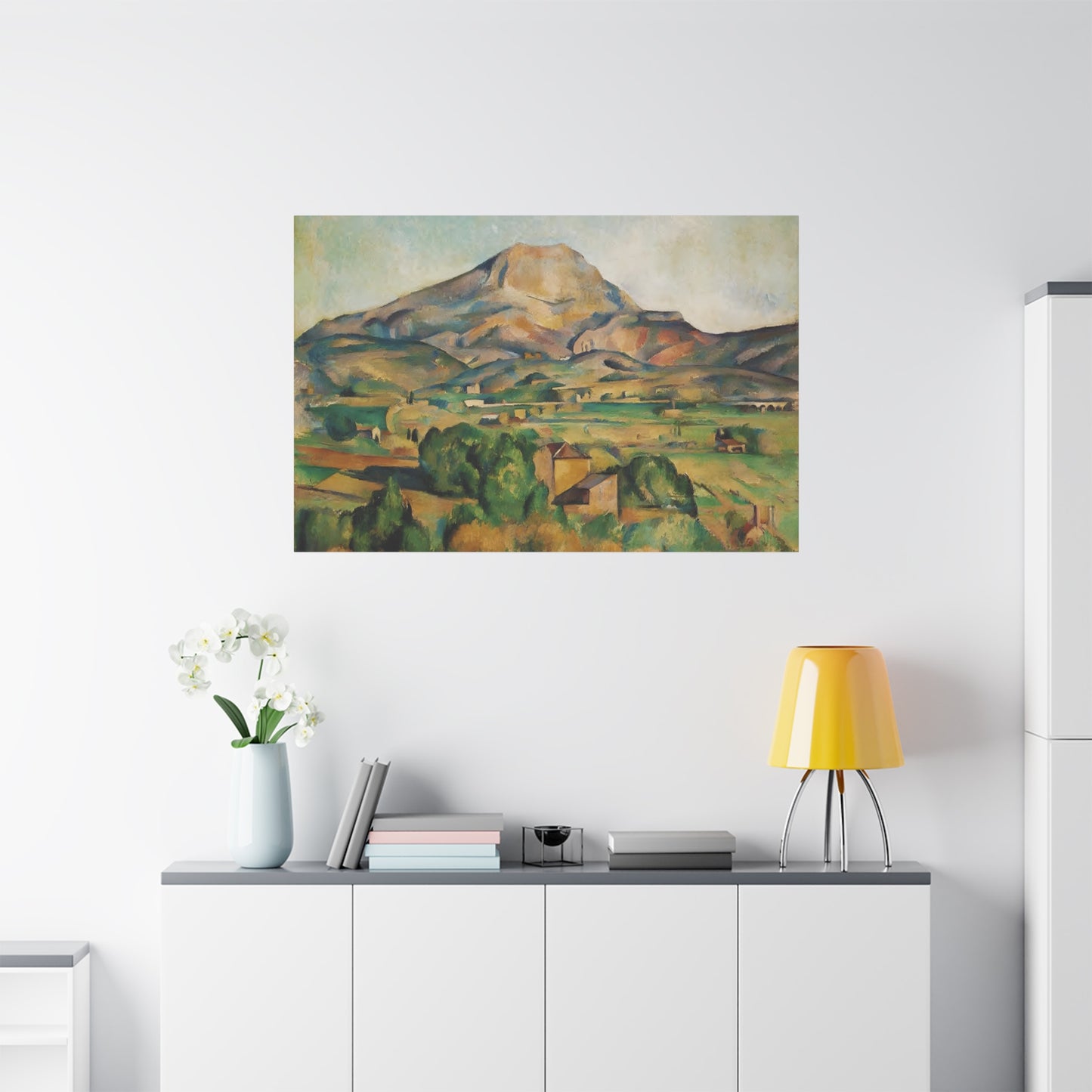 Mont Sainte-Victoire Seen from Bellevue By Paul Cézanne