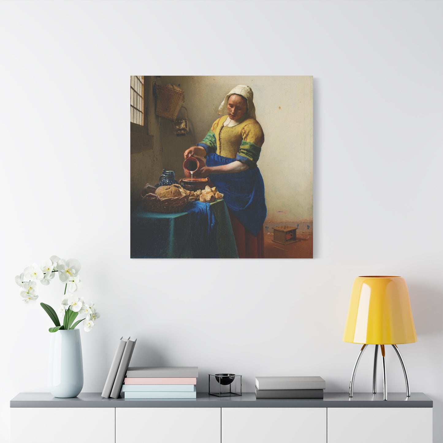 The Milkmaid By Johannes Vermeer