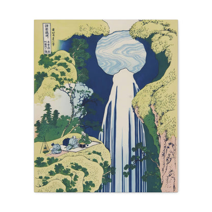 The Waterfall of Amida By Katsushika Hokusai