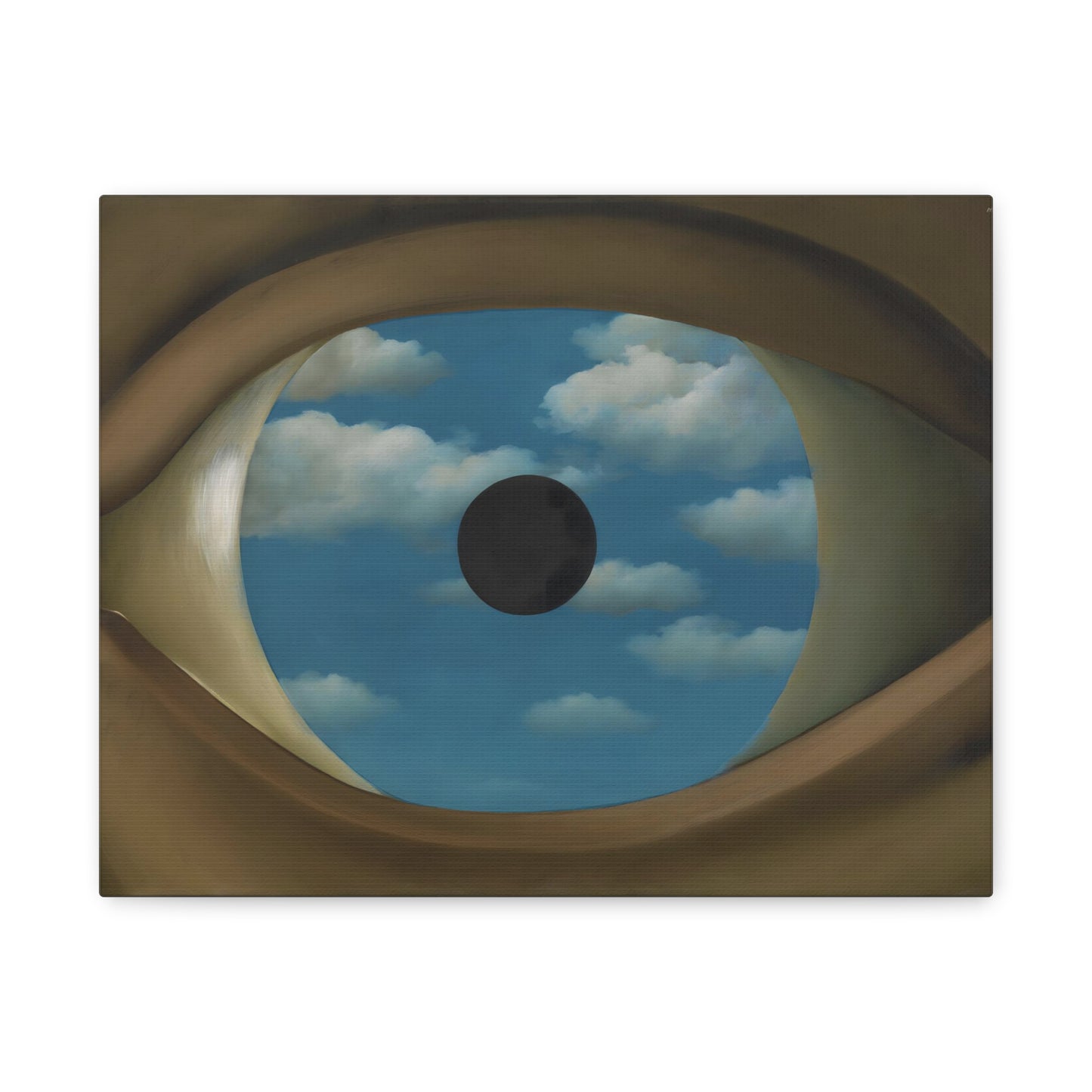 The False Mirror By René Magritte