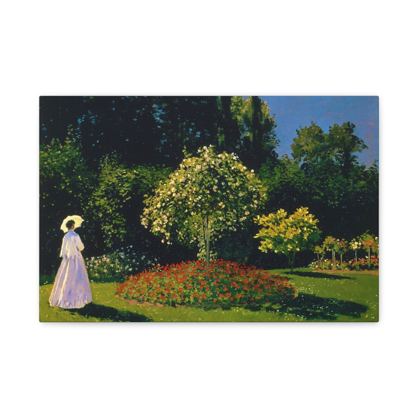 Jeanne-Marguerite Lecadre in the Garden By Claude Monet