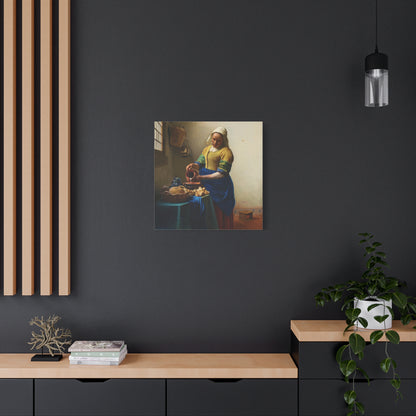 The Milkmaid By Johannes Vermeer