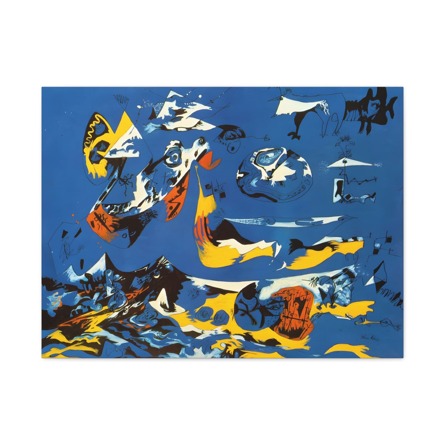 Blue (Moby Dick) By Jackson Pollock