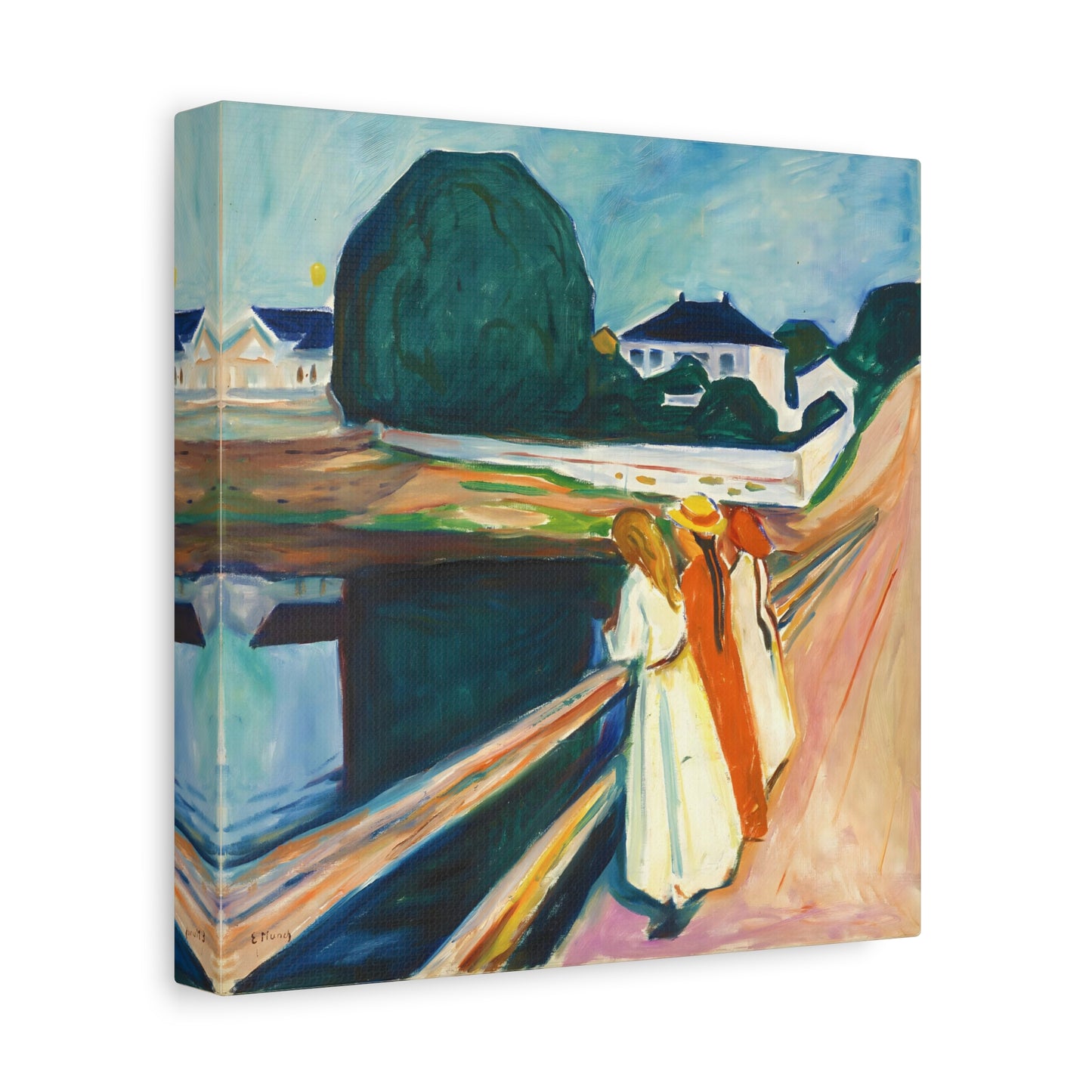 The Girls on the Bridge By Edvard Munch