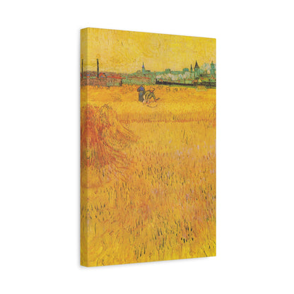 Arles: View from the Wheat Fields By Vincent van Gogh