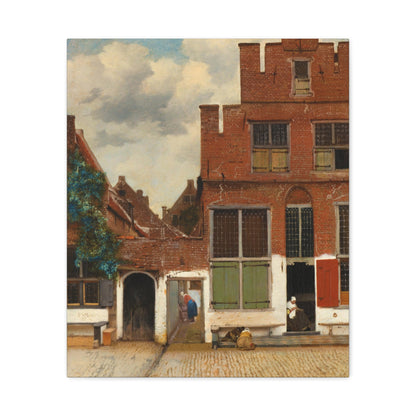 The Little Street By Johannes Vermeer