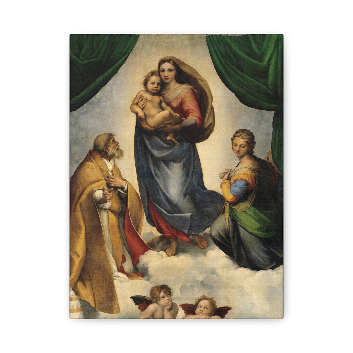 Sistine Madonna By Raphael