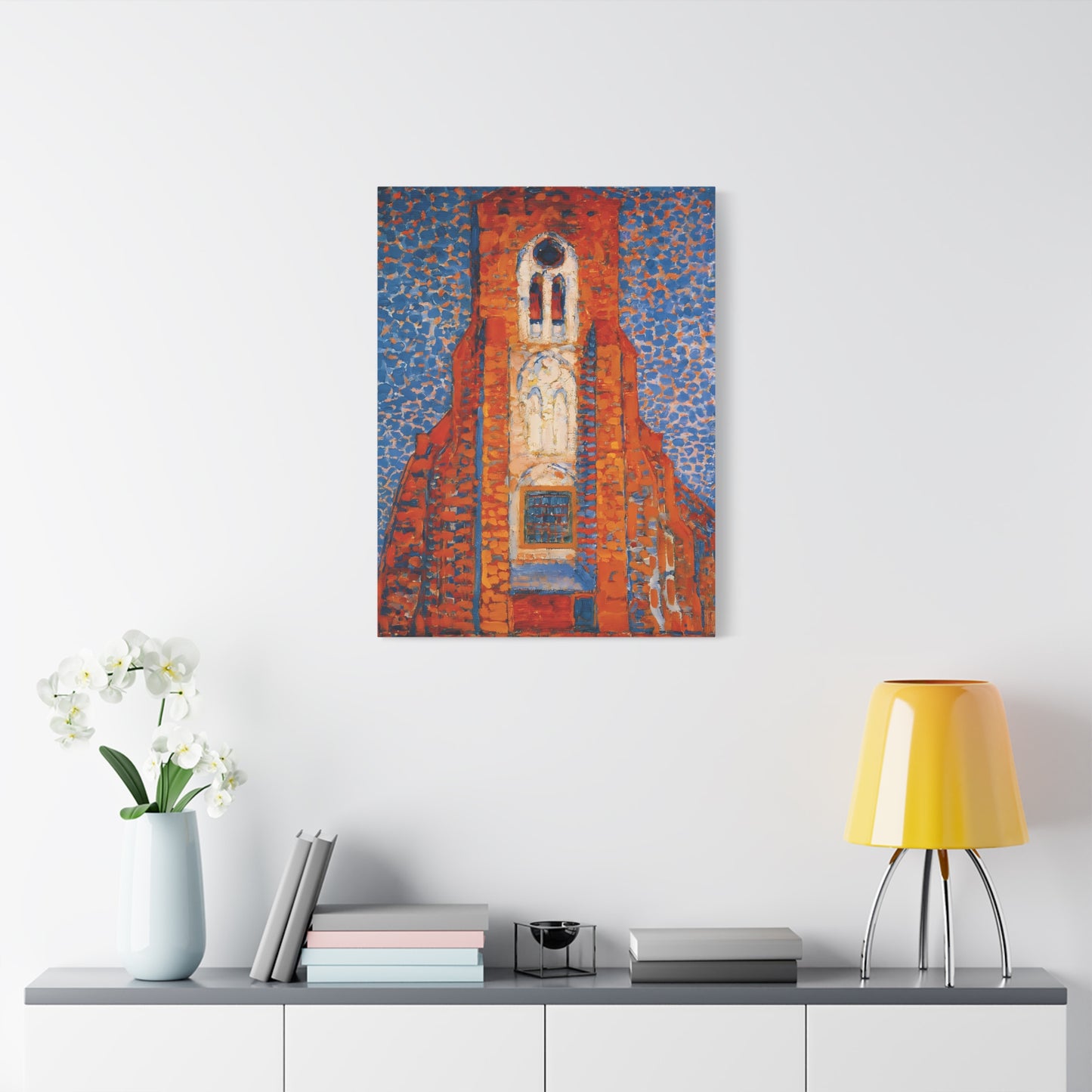 Sun, Church in Zeeland By Mondrian