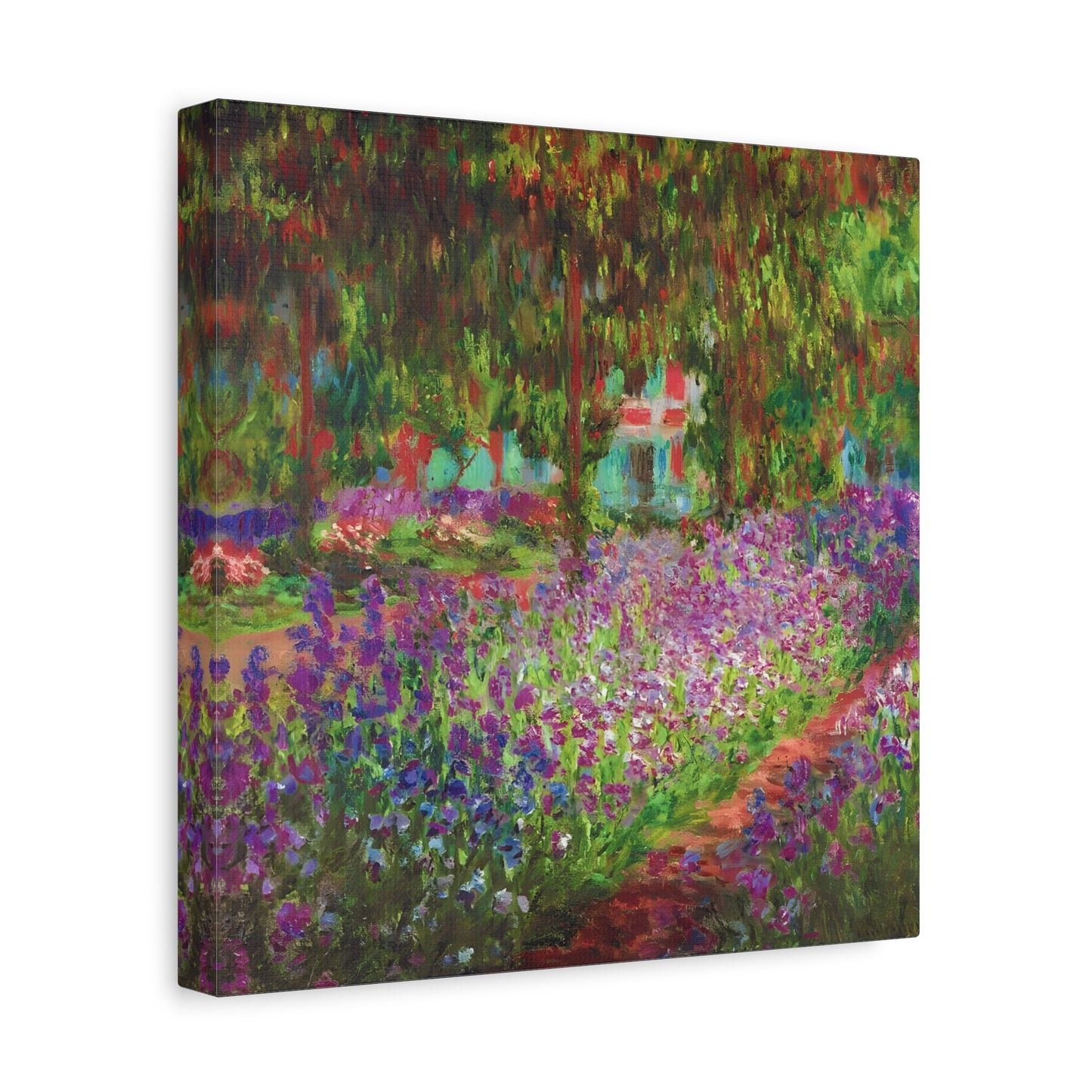 The Artist's Garden at Giverny By Claude Monet